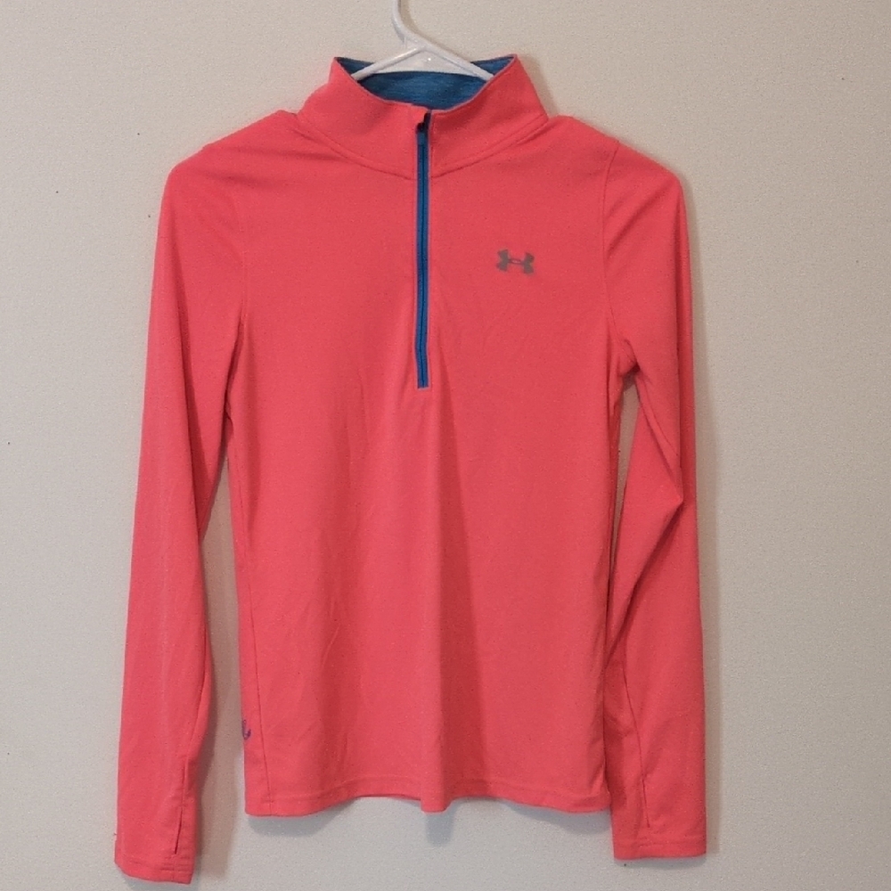 Under Armour Pink Quarter-Zip Pullover